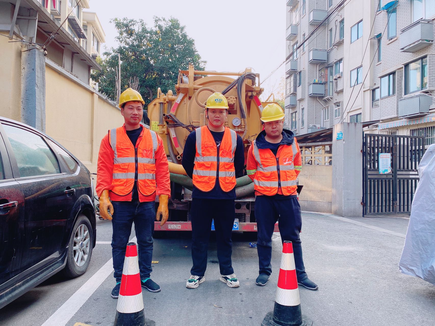 虹苑南京某小区管道清淤检测施工